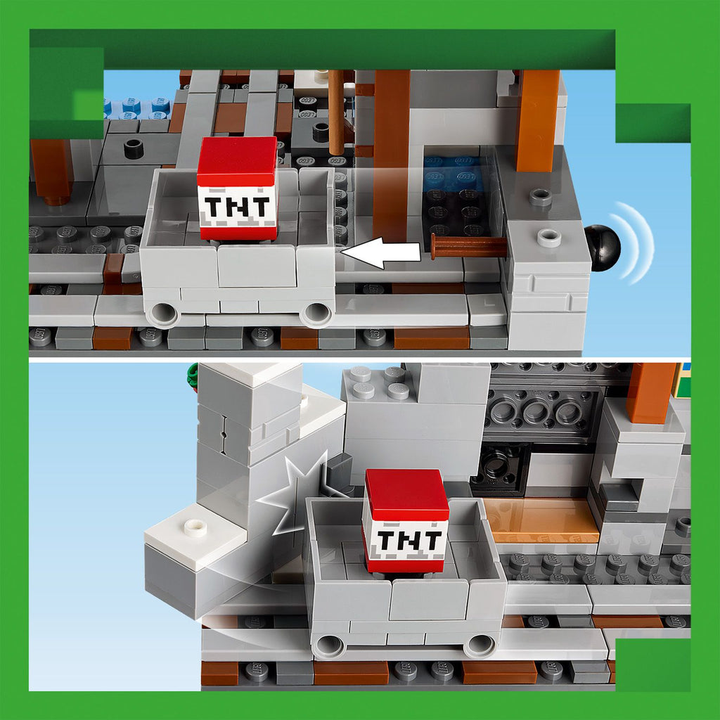 LEGO® Minecraft® The Pickaxe Mine - Đồ chơi lắp ráp Mỏ khai thác Pickaxe - LEGO 21277 - Hình ảnh bổ sung 7