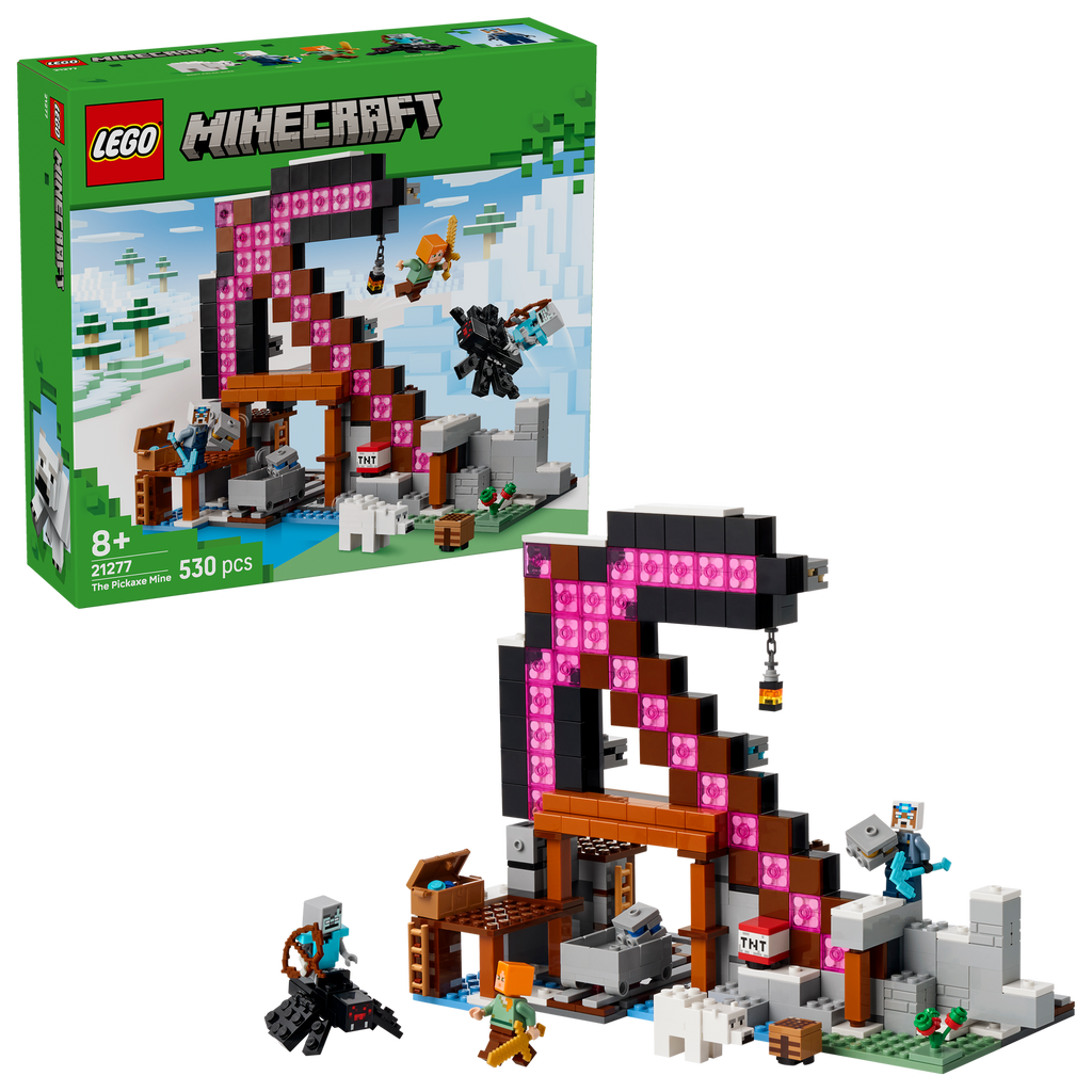 LEGO® Minecraft® The Pickaxe Mine - Đồ chơi lắp ráp Mỏ khai thác Pickaxe - LEGO 21277 LEGO - ảnh 2 - Lego