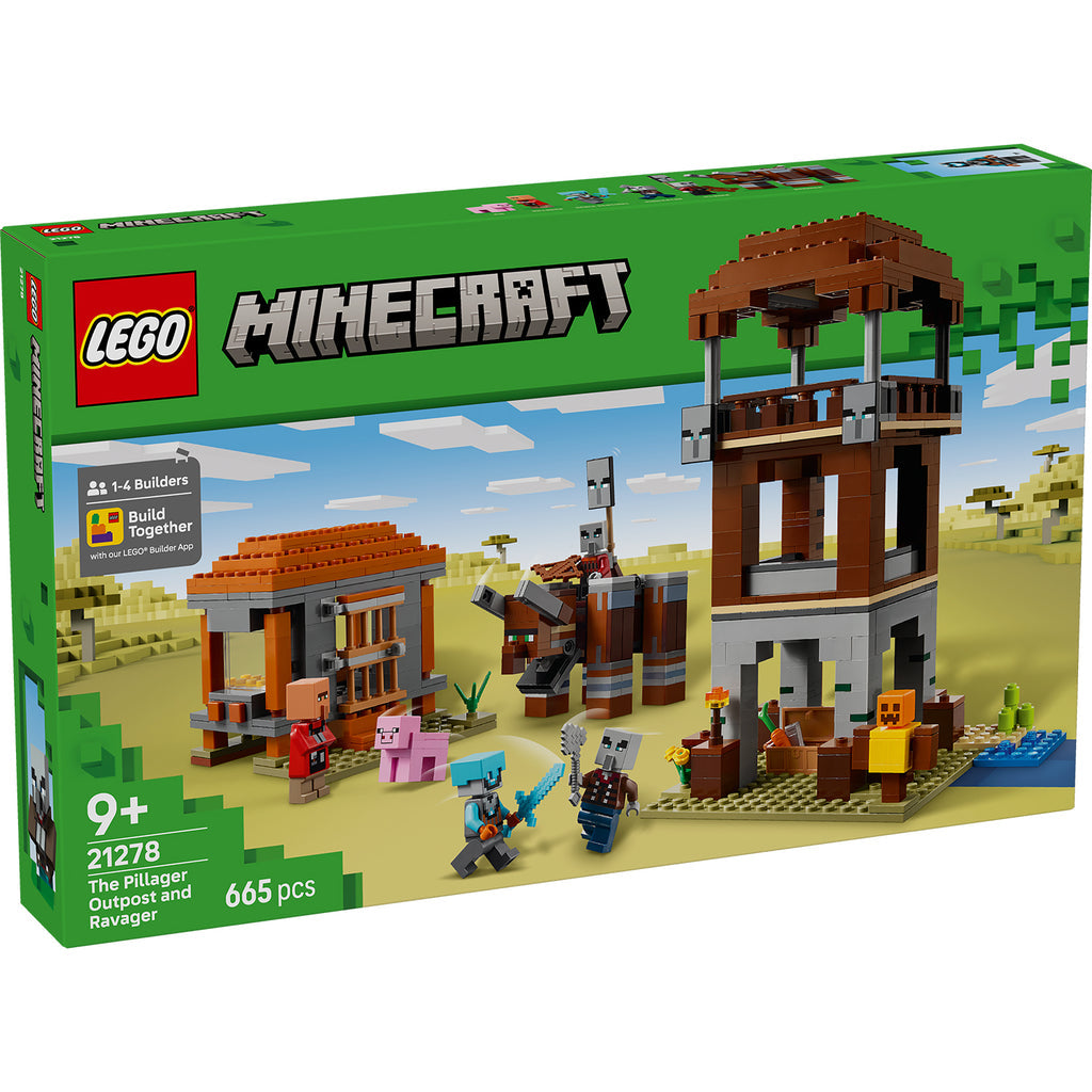 LEGO® Minecraft® The Pillager Outpost and Ravager - Đồ Chơi Lắp Ráp Thế Giới Minecraft - LEGO 21278 - Hình ảnh sản phẩm