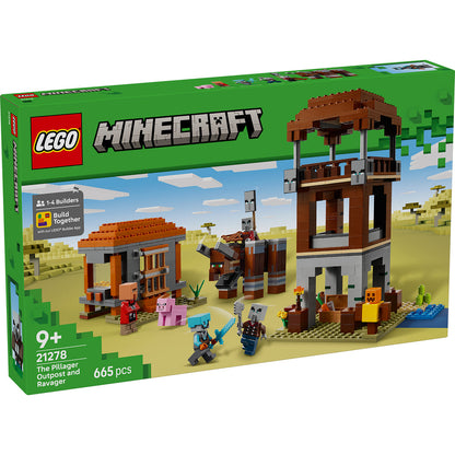 LEGO® Minecraft® The Pillager Outpost and Ravager - Đồ Chơi Lắp Ráp Thế Giới Minecraft - LEGO 21278 - Hình ảnh sản phẩm