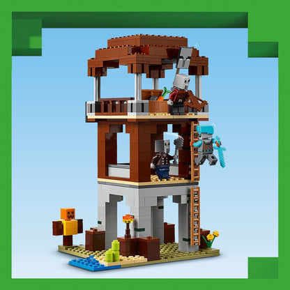 LEGO® Minecraft® The Pillager Outpost and Ravager - Đồ Chơi Lắp Ráp Thế Giới Minecraft - LEGO 21278 - Hình ảnh bổ sung 7