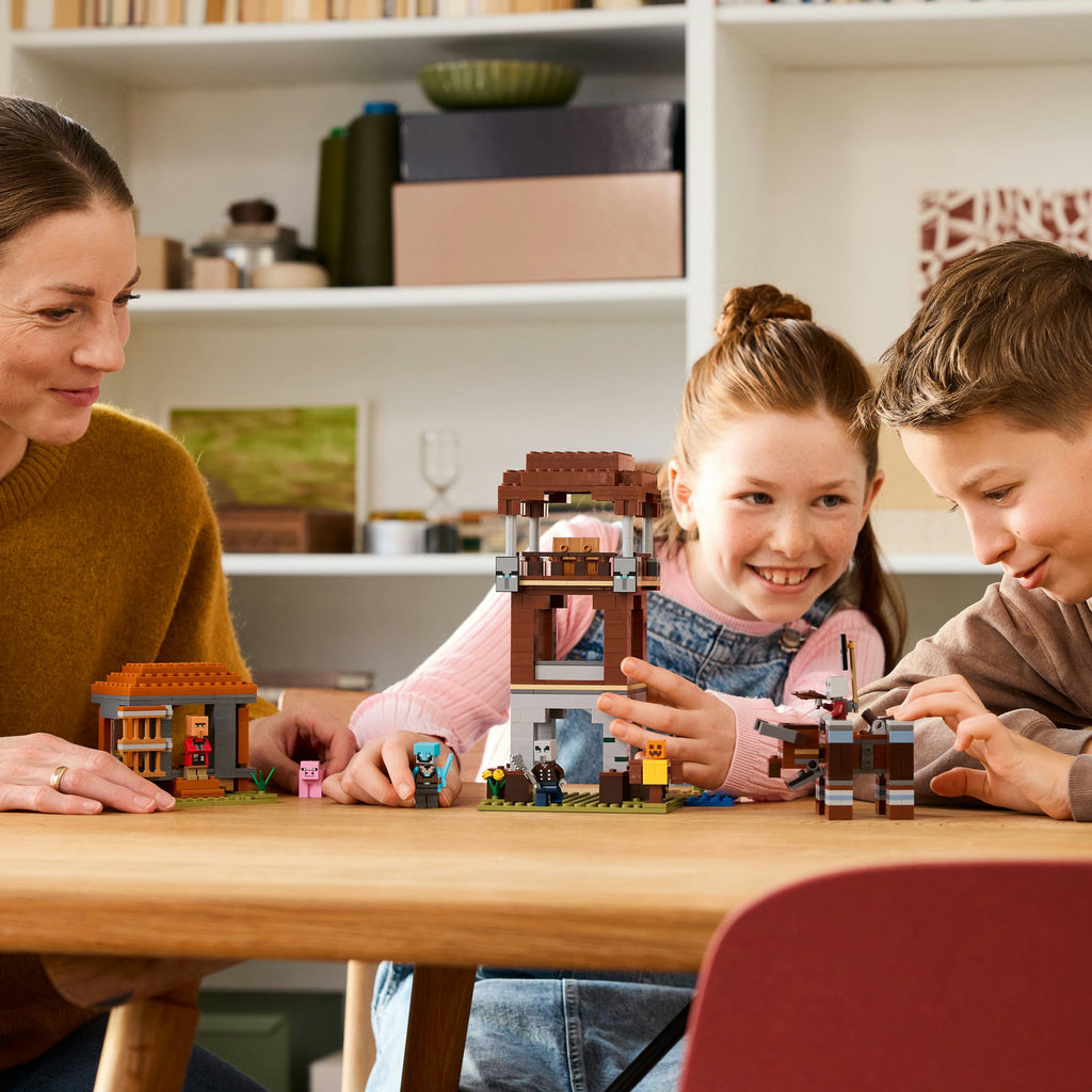LEGO® Minecraft® The Pillager Outpost and Ravager - Đồ Chơi Lắp Ráp Thế Giới Minecraft - LEGO 21278 - Góc nhìn khác 3