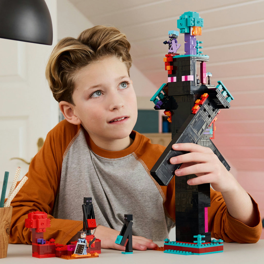 LEGO® Minecraft® The Enderman Tower Tháp Enderman Mô Hình Lắp Ráp LEGO 21279 - Góc nhìn khác 3