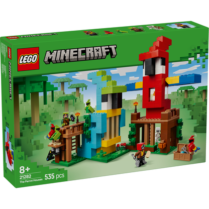 LEGO® Minecraft® The Parrot Houses - Bộ Lắp Ráp Ngôi Nhà Vẹt - LEGO 21282 - Hình ảnh sản phẩm