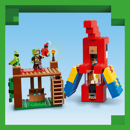 LEGO® Minecraft® The Parrot Houses - Bộ Lắp Ráp Ngôi Nhà Vẹt - LEGO 21282 - Hình ảnh bổ sung 6