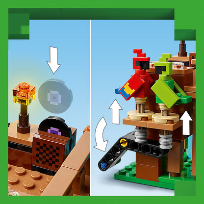 LEGO® Minecraft® The Parrot Houses - Bộ Lắp Ráp Ngôi Nhà Vẹt - LEGO 21282 - Hình ảnh bổ sung 7
