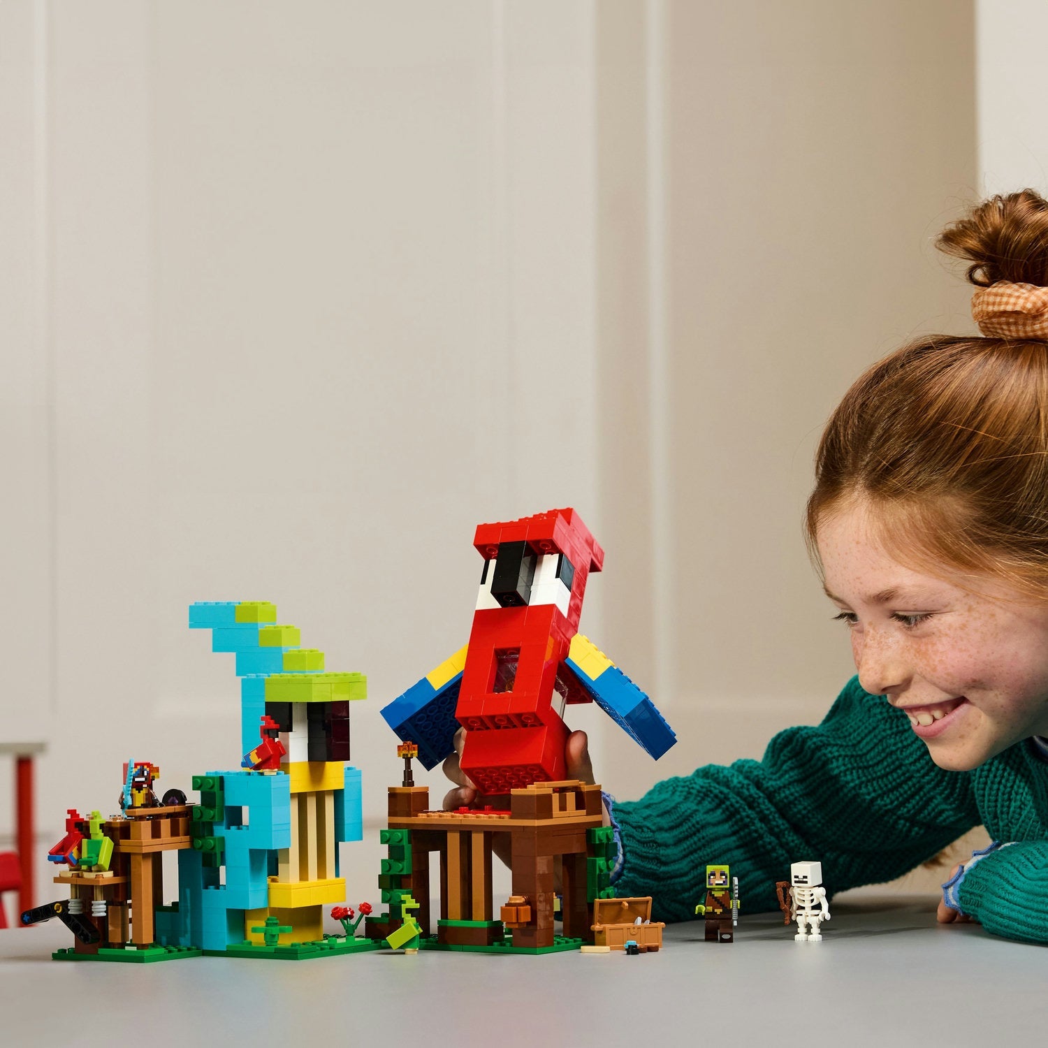 LEGO® Minecraft® The Parrot Houses - Bộ Lắp Ráp Ngôi Nhà Vẹt - LEGO 21282 - Góc nhìn khác 3