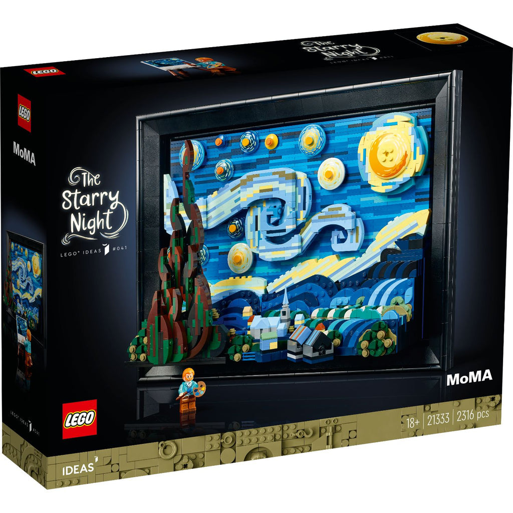 LEGO® Ideas Vincent van Gogh - The Starry Night - Bộ Lắp Ráp Mô Hình Nghệ Thuật 3D LEGO 21333 - Hình ảnh sản phẩm