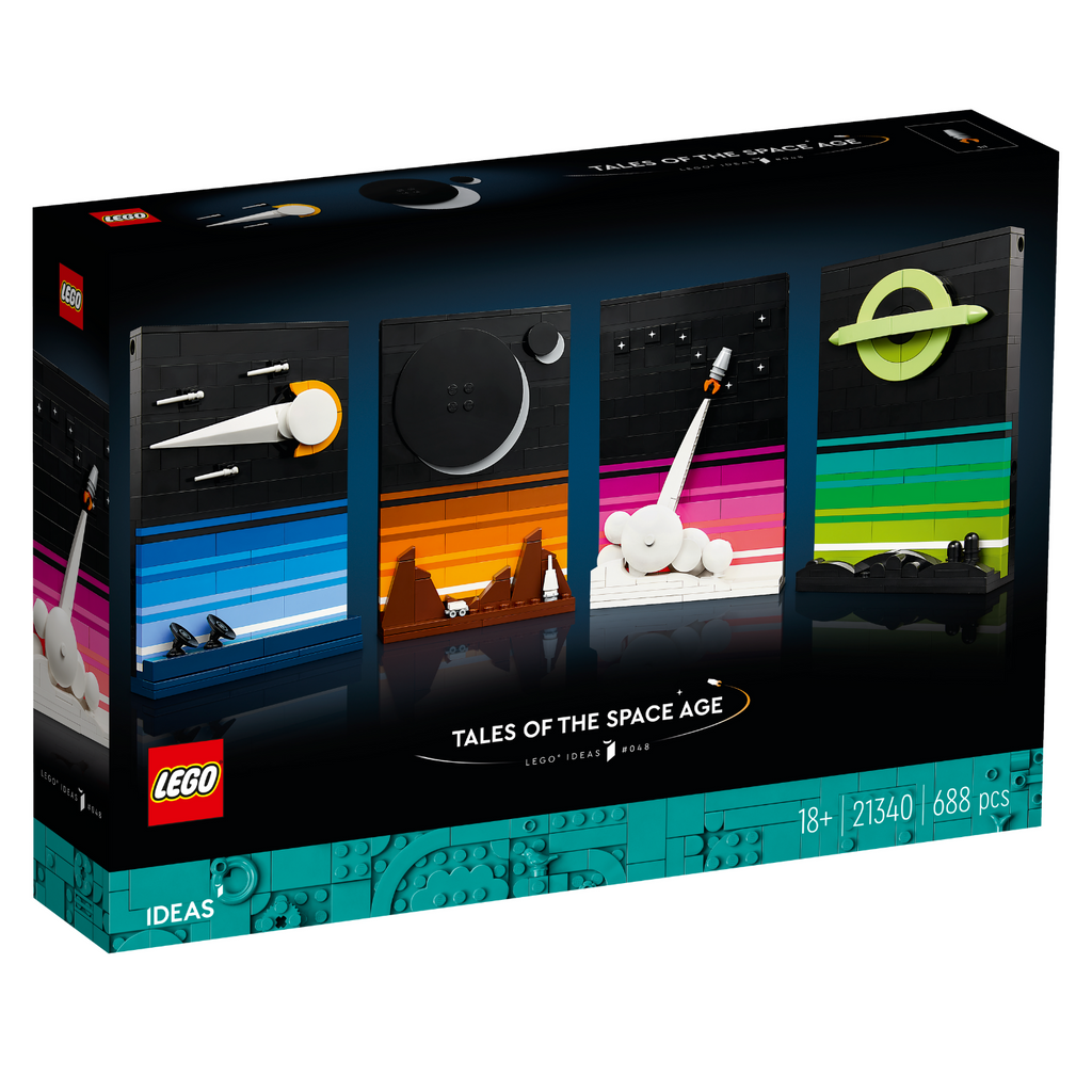 LEGO® Ideas Tales of the Space Age - Bộ Lắp Ráp Tranh 3D Vũ Trụ Nghệ Thuật 21340 - Hình ảnh sản phẩm