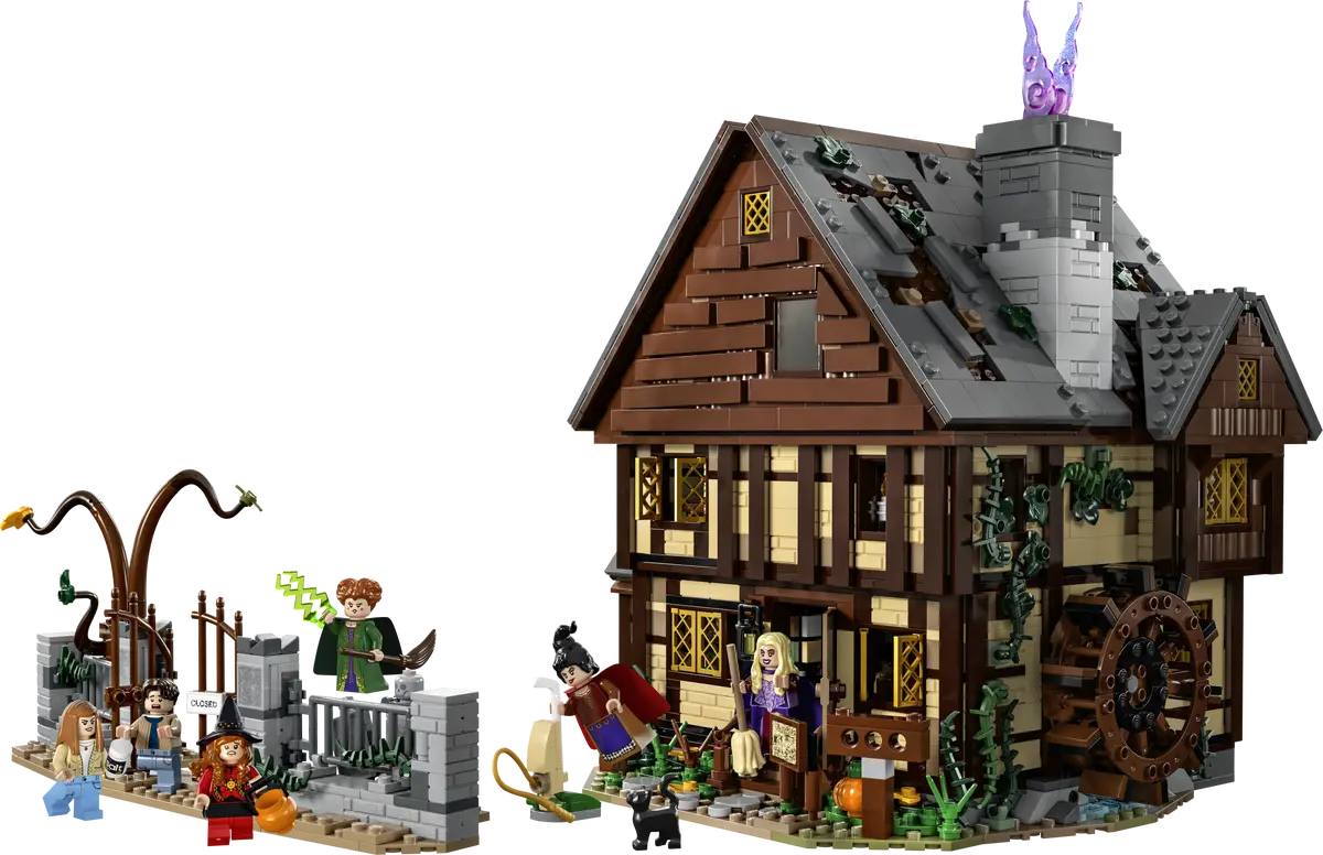 LEGO® Ideas Disney Hocus Pocus: The Sanderson Sisters’ Cottage - Mô hình Ngôi nhà Sanderson - LEGO 21341 - Hình ảnh chi tiết 2