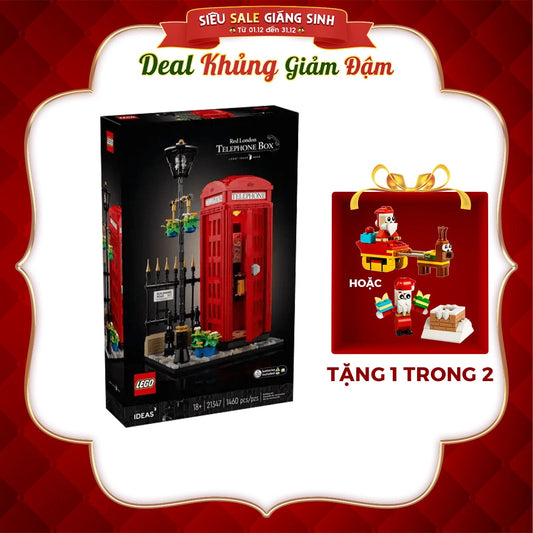 Đồ Chơi Lắp Ráp Bốt Điện Thoại Đỏ London LEGO IDEAS 21347