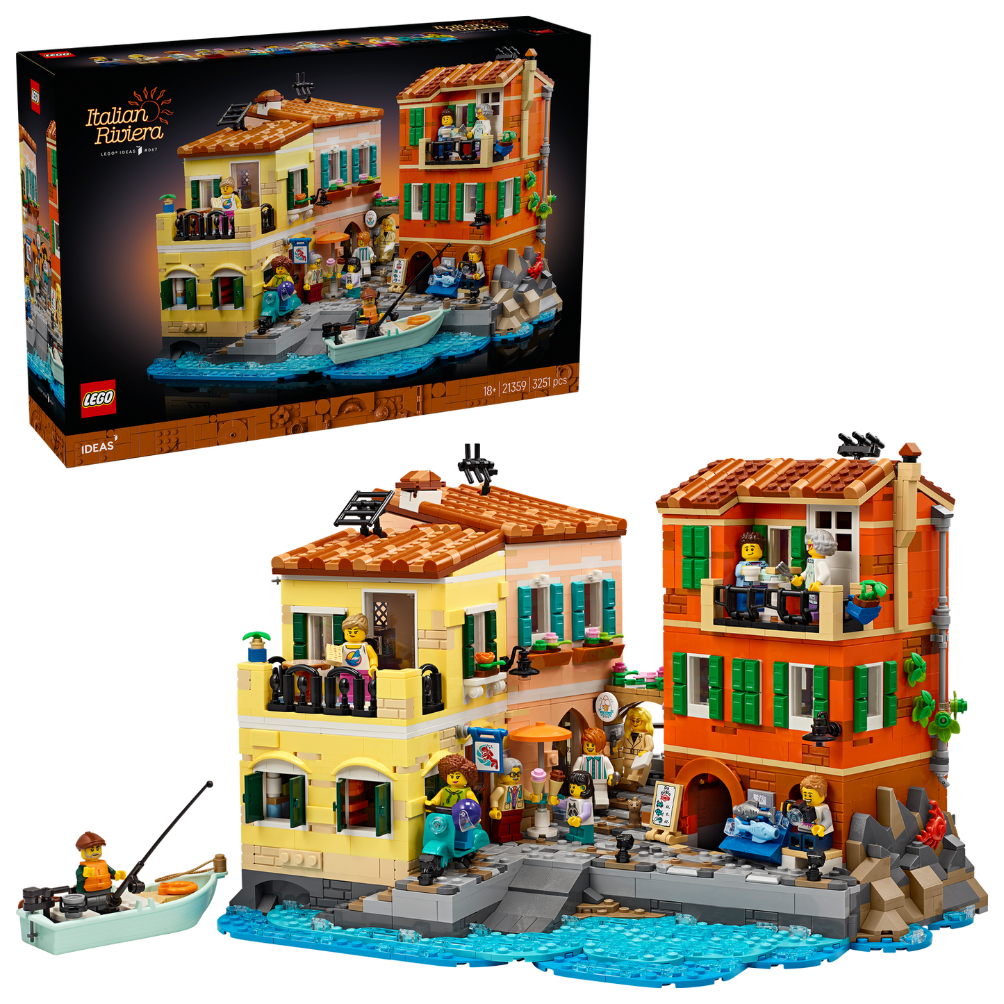 LEGO® Ideas Italian Riviera - Mô Hình Làng Chài Ý 21359 - LEGO LEGO - ảnh 8 - LEGO