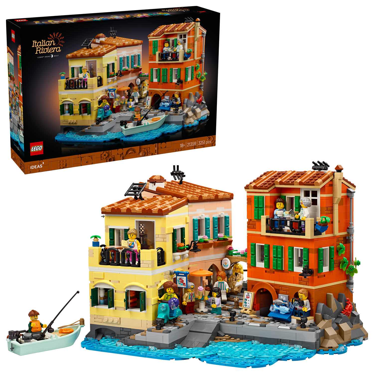 LEGO® Ideas Italian Riviera - Mô Hình Làng Chài Ý 21359 - LEGO LEGO - ảnh 8 - LEGO