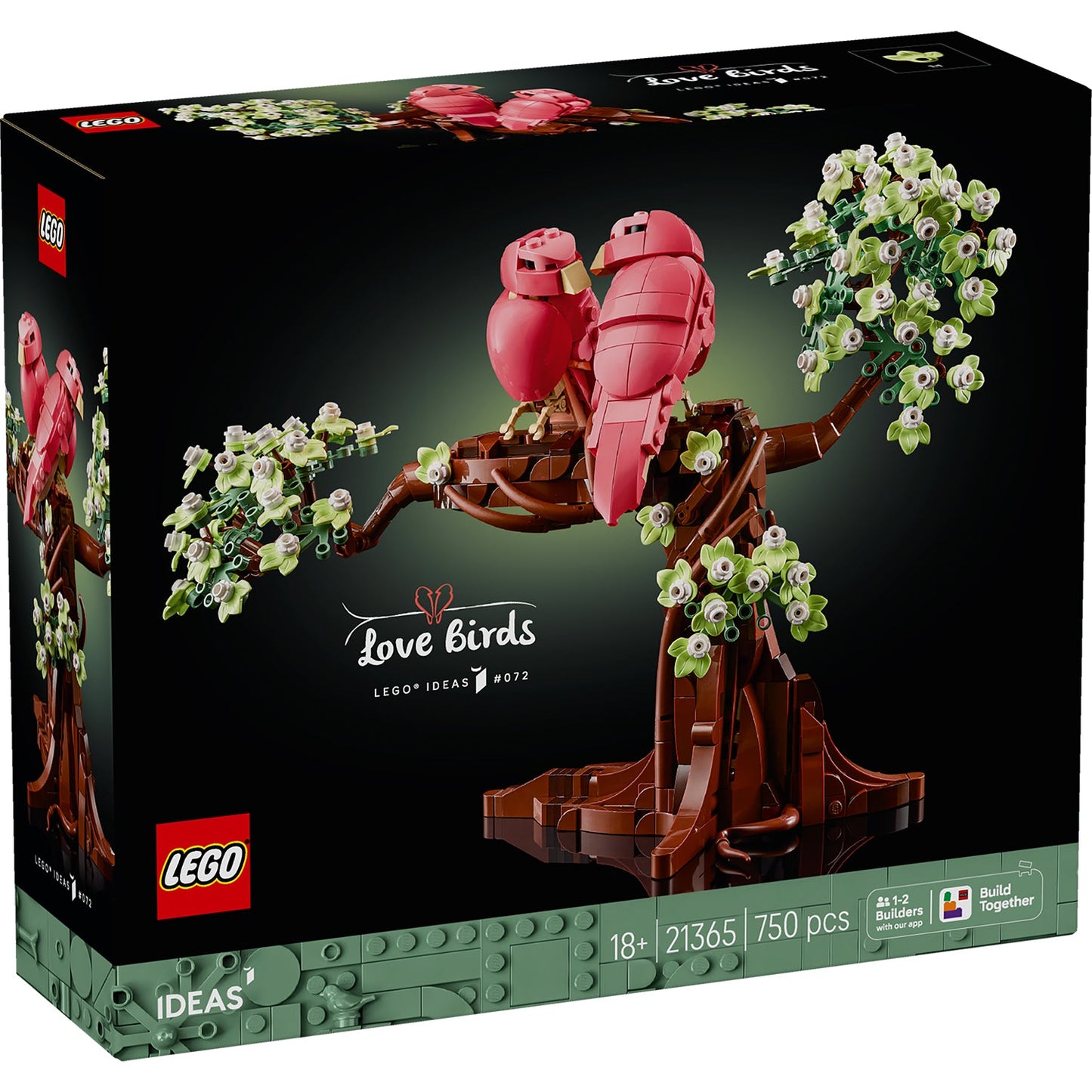 LEGO® Ideas Love Birds - Bộ Lắp Ráp Chim Tình Yêu LEGO 21365 - Hình ảnh sản phẩm