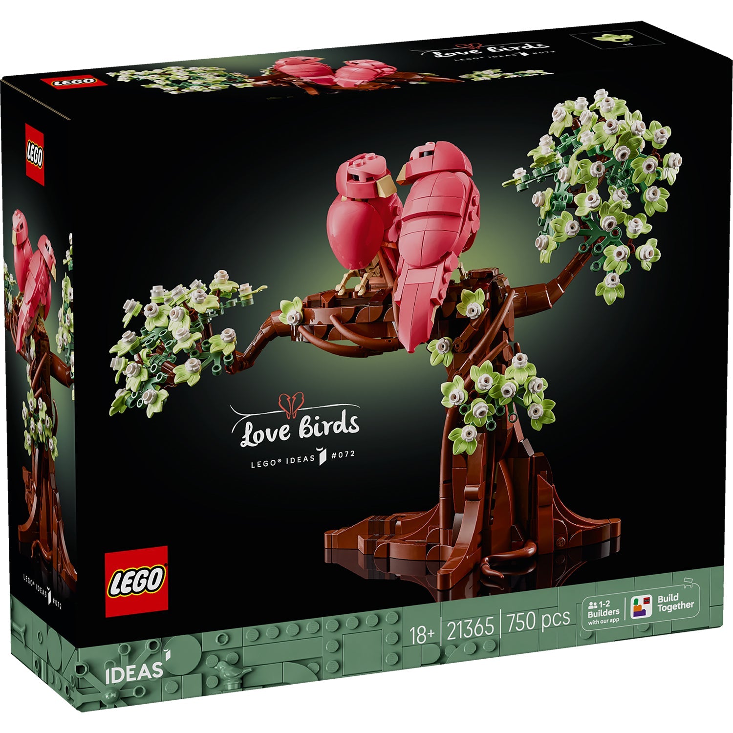 LEGO® Ideas Love Birds - Bộ Lắp Ráp Chim Tình Yêu LEGO 21365 - Hình ảnh sản phẩm
