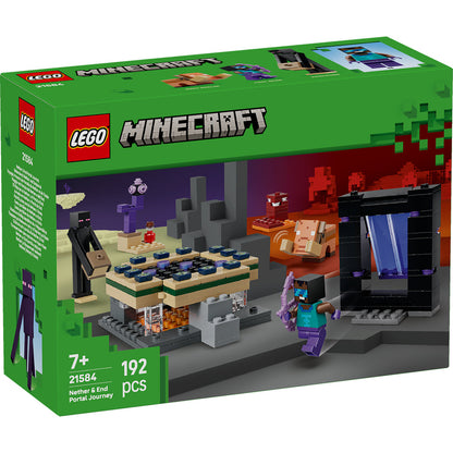 LEGO® Minecraft® Nether & End Portal Journey Đồ Chơi Lắp Ráp Cổng Địa Ngục & Cổng Kết Thúc LEGO 21584 - Hình ảnh sản phẩm