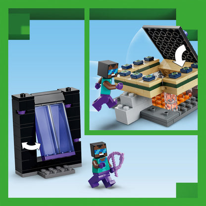 LEGO® Minecraft® Nether & End Portal Journey Đồ Chơi Lắp Ráp Cổng Địa Ngục & Cổng Kết Thúc LEGO 21584 - Hình ảnh bổ sung 7