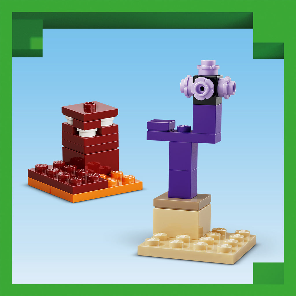 LEGO® Minecraft® Nether & End Portal Journey Đồ Chơi Lắp Ráp Cổng Địa Ngục & Cổng Kết Thúc LEGO 21584 LEGO - ảnh 1 - LEGO Min