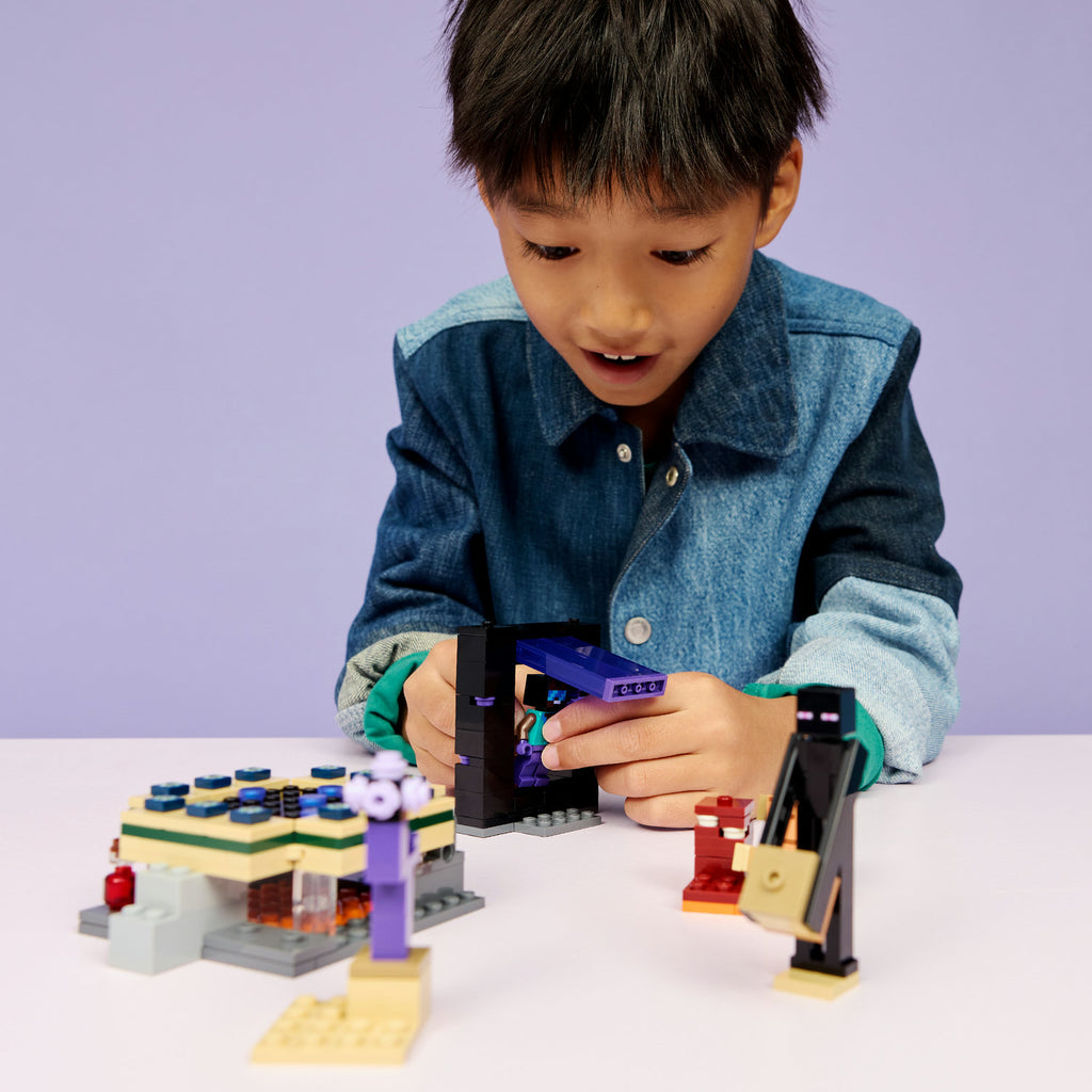 LEGO® Minecraft® Nether & End Portal Journey Đồ Chơi Lắp Ráp Cổng Địa Ngục & Cổng Kết Thúc LEGO 21584 - Hình ảnh bổ sung 6