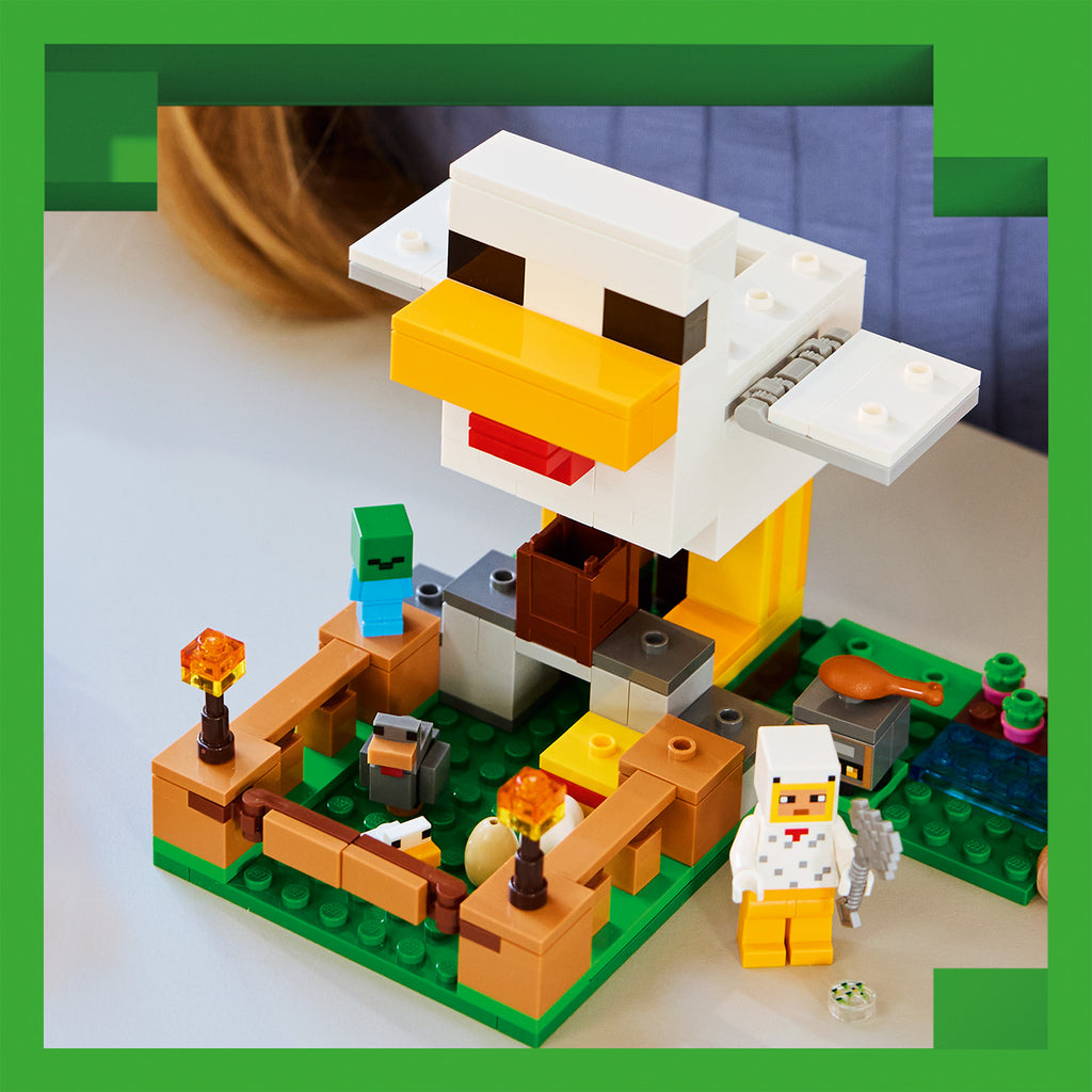 LEGO® Minecraft® Chicken Farm - Đồ chơi lắp ráp trang trại gà - LEGO 21585 LEGO - ảnh 1 - Lego Construction Set