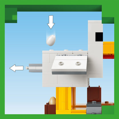 LEGO® Minecraft® Chicken Farm - Đồ chơi lắp ráp trang trại gà - LEGO 21585 LEGO - ảnh 2 - Lego Construction Set