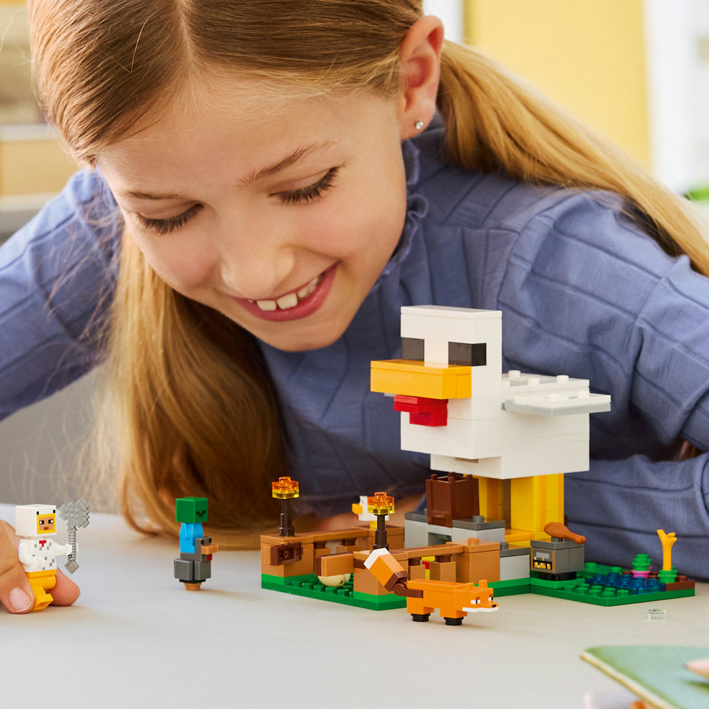 LEGO® Minecraft® Chicken Farm - Đồ chơi lắp ráp trang trại gà - LEGO 21585 - Hình ảnh chi tiết 2