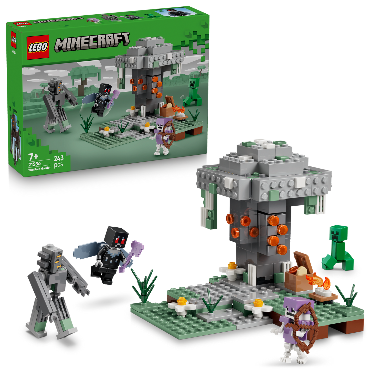 LEGO® Minecraft® The Pale Garden - Đồ chơi lắp ráp Khu Vườn Nhợt Nhạt (21586) - LEGO Minecraft LEGO - ảnh 3 - LEGO Minecraft
