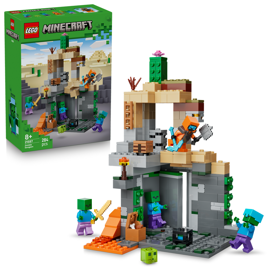 LEGO® Minecraft Zombie Dungeon - Bộ đồ chơi lắp ráp Hầm ngục Thây ma (21587) - LEGO LEGO - ảnh 9 - LEGO Set