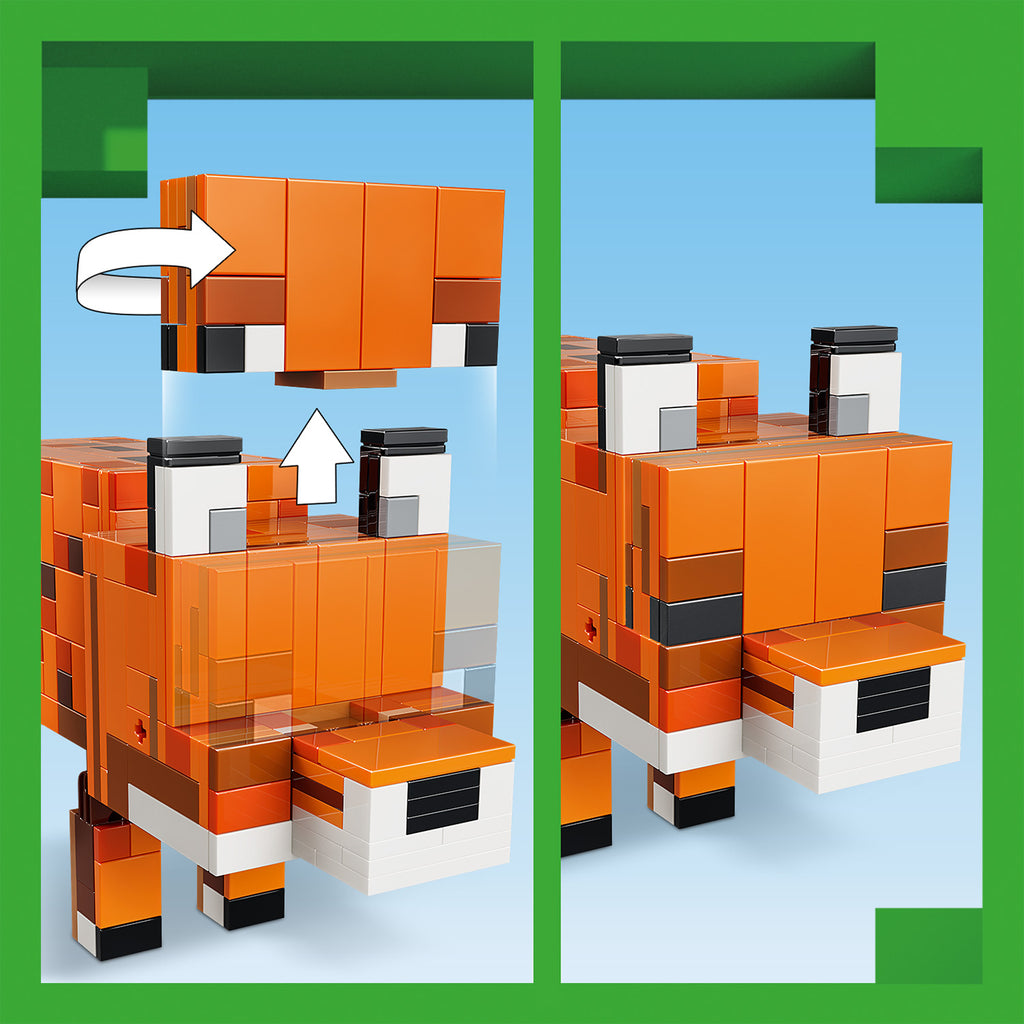 LEGO® Minecraft® The Fox - Đồ Chơi Lắp Ráp Mô Hình Cáo - LEGO 21588 - Hình ảnh bổ sung 7