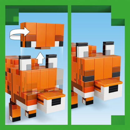 LEGO® Minecraft® The Fox - Đồ Chơi Lắp Ráp Mô Hình Cáo - LEGO 21588 - Hình ảnh bổ sung 7