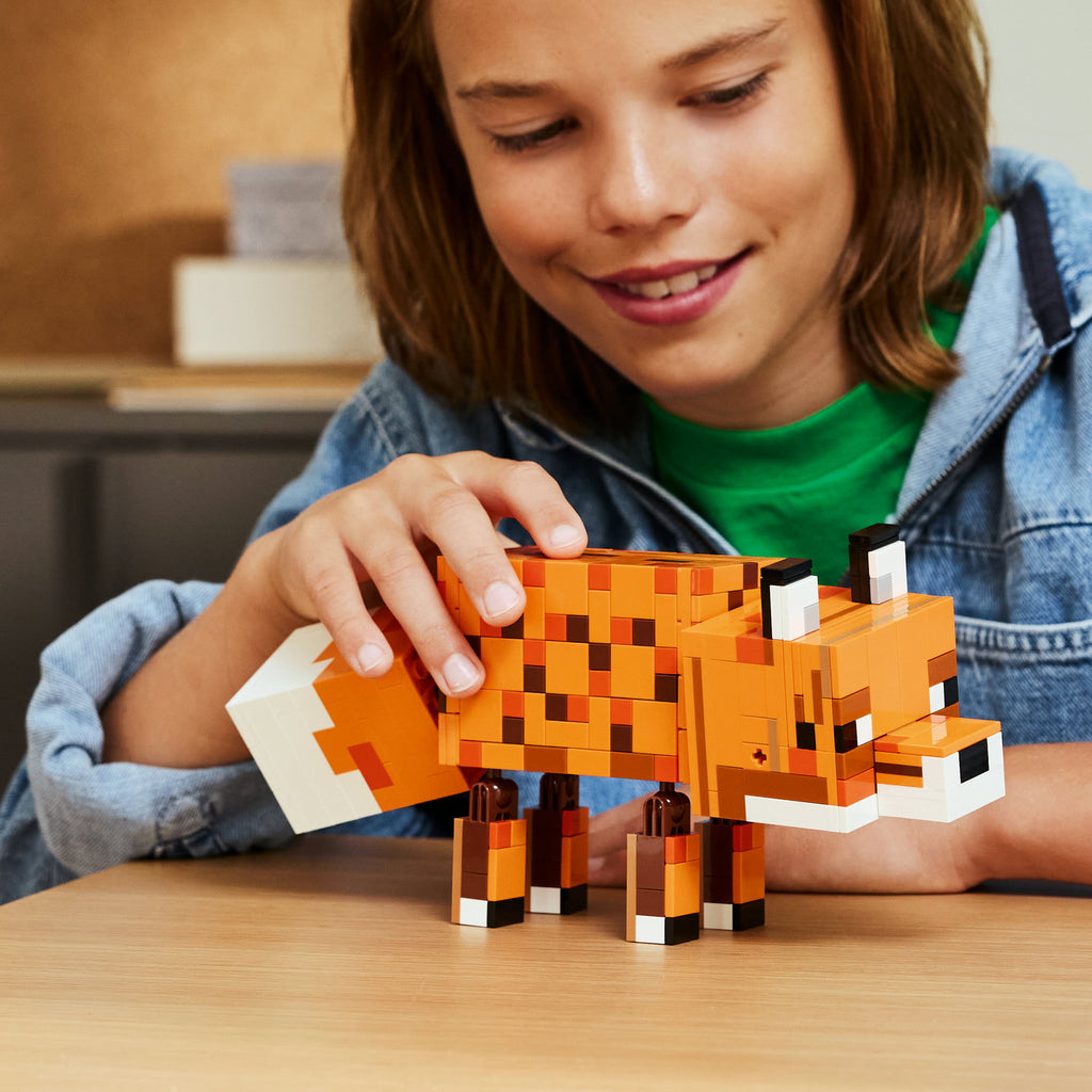 LEGO® Minecraft® The Fox - Đồ Chơi Lắp Ráp Mô Hình Cáo - LEGO 21588 - Góc nhìn khác 3