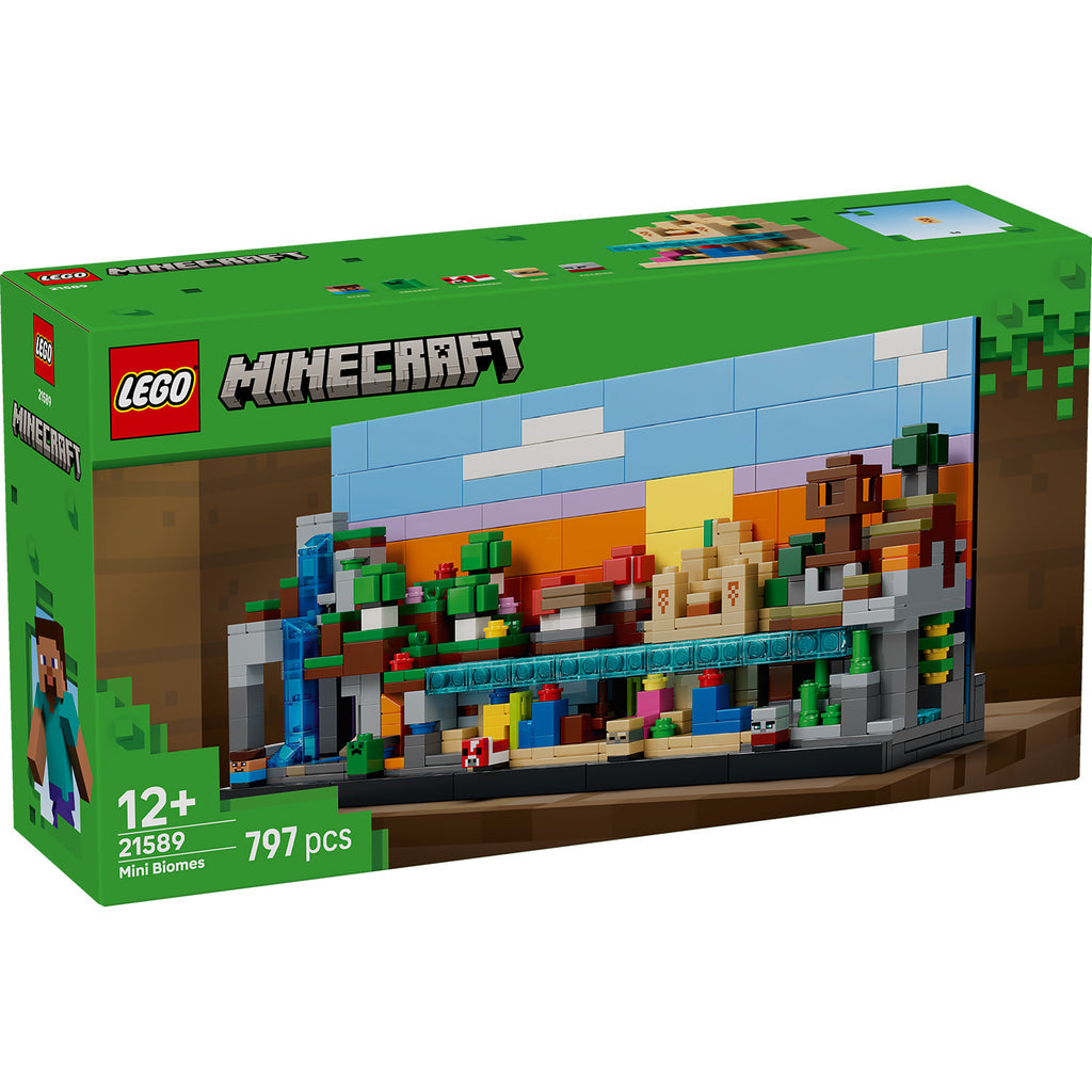 LEGO® Minecraft Mini Biomes - Bộ Lắp Ráp 5 Vùng Sinh Thái - LEGO 21589 - Hình ảnh sản phẩm