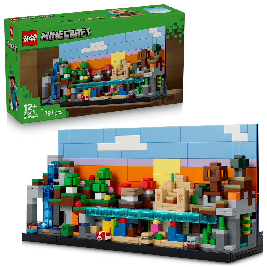 LEGO® Minecraft Mini Biomes - Bộ Lắp Ráp 5 Vùng Sinh Thái - LEGO 21589 LEGO - ảnh 6 - Lego