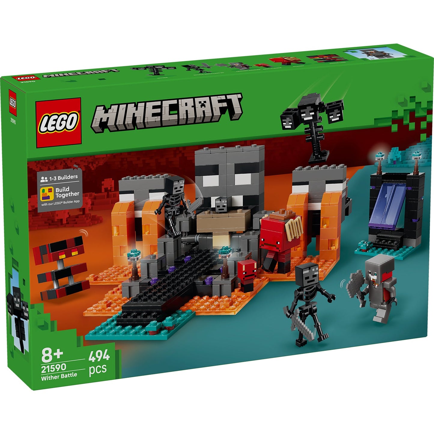 LEGO® Minecraft® Wither Battle - Bộ Đồ Chơi Lắp Ráp Trận Chiến Wither - LEGO 21590 - Hình ảnh sản phẩm