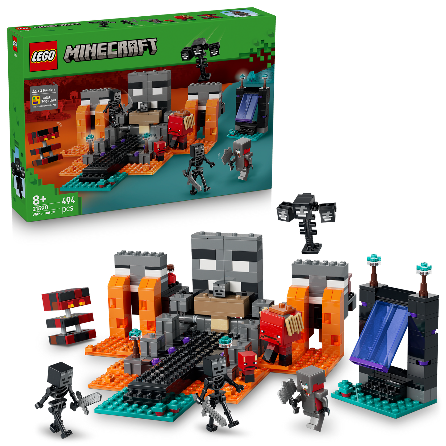 LEGO® Minecraft® Wither Battle - Bộ Đồ Chơi Lắp Ráp Trận Chiến Wither - LEGO 21590 LEGO - ảnh 3 - Building Set