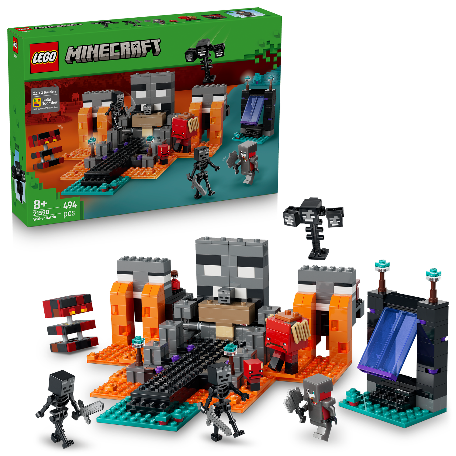 LEGO® Minecraft® Wither Battle - Bộ Đồ Chơi Lắp Ráp Trận Chiến Wither - LEGO 21590 LEGO - ảnh 3 - Building Set