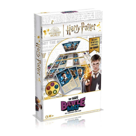 Harry Potter Top Trumps Battle Mat Card Game - Trò chơi thẻ bài chiến thuật đối kháng - Winning Moves