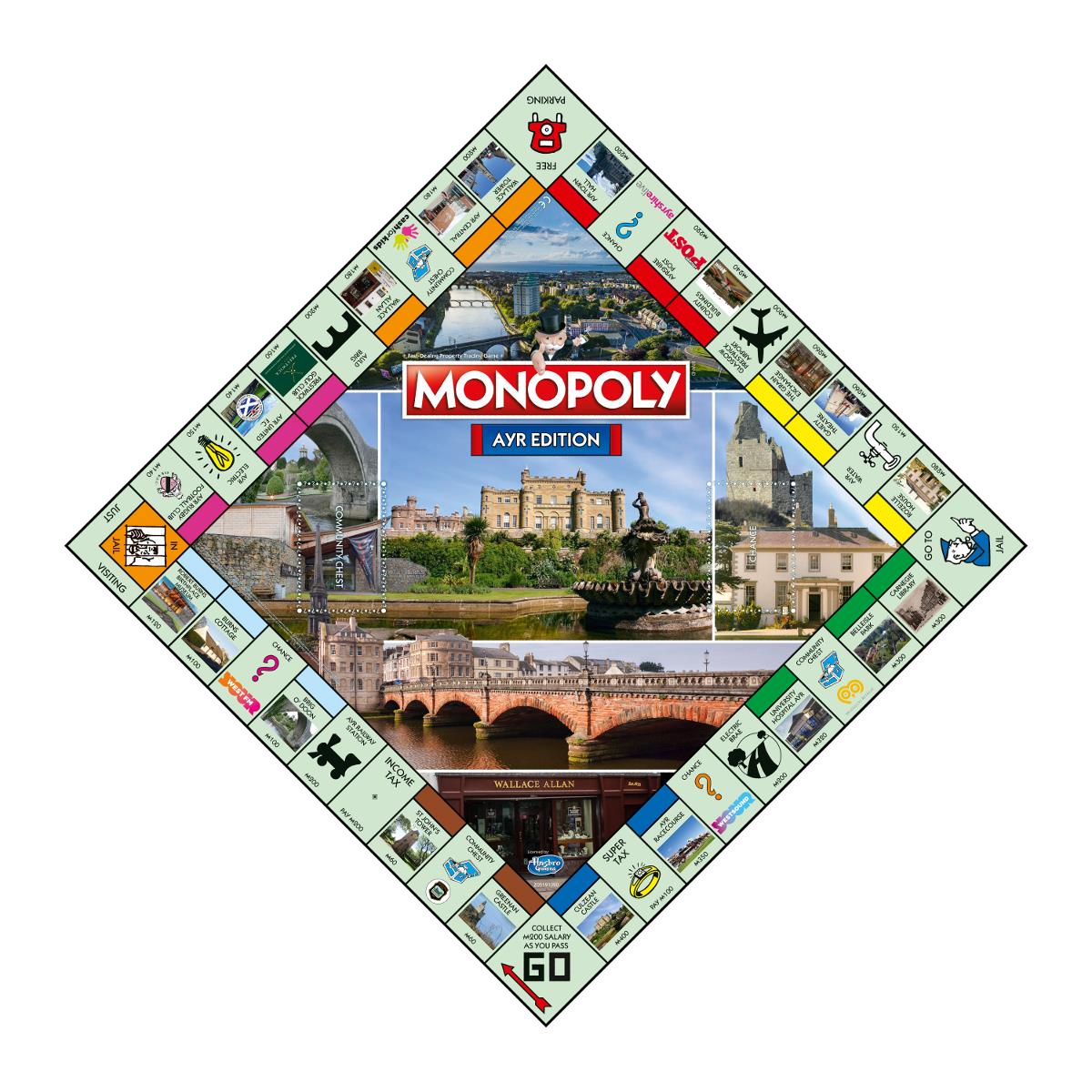 Ayr Monopoly Board Game - Cờ Tỷ Phú Phiên Bản Ayr - Winning Moves - Hình ảnh bổ sung 5