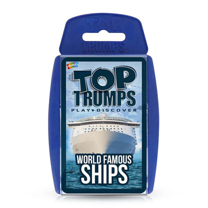 World Famous Ships Top Trumps Card Game - Trò chơi thẻ bài giáo dục - Winning Moves - Hình ảnh sản phẩm