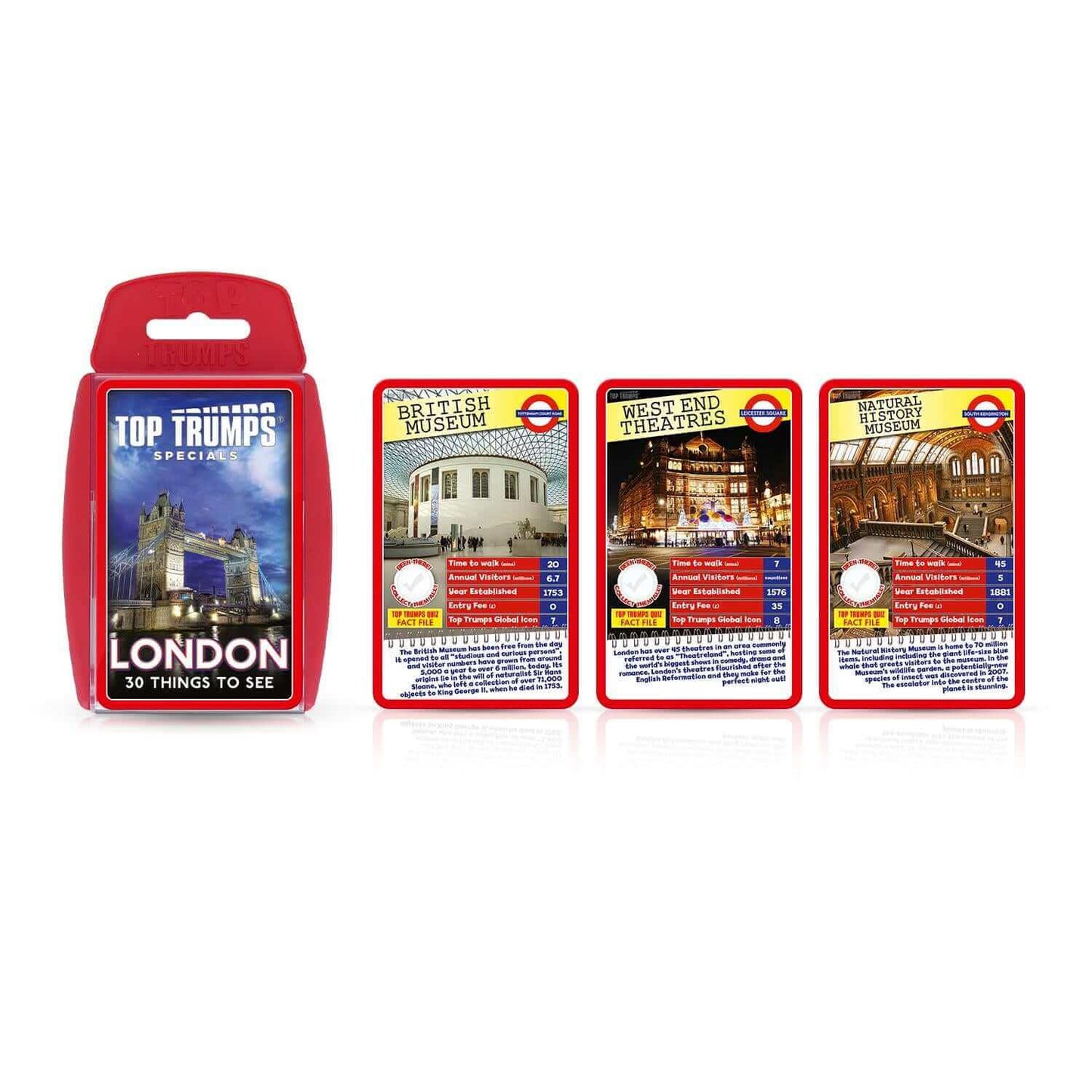 London 30 Things to See Top Trumps Card Game - Trò chơi thẻ bài giáo dục du lịch - Winning Moves - Hình ảnh bổ sung 5