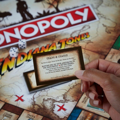 Bộ Cờ Tỷ Phú Monopoly Indiana Jones - Board Game Phiêu Lưu Khảo Cổ (F4112)