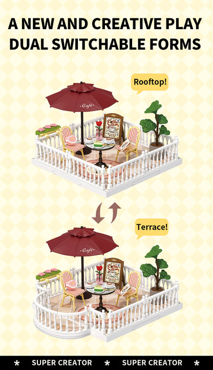 Rolife Super Creator Extension Pack - Terrace - Bộ mở rộng ban công mô hình DIY - Rolife