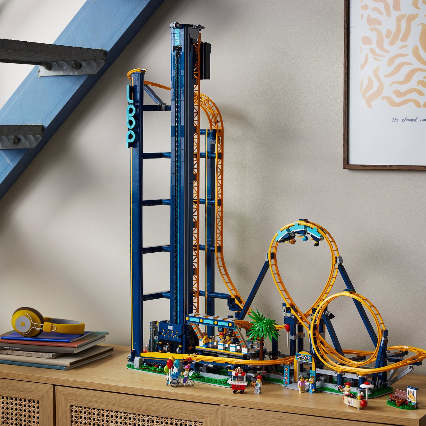 LEGO® ICONS™ Loop Coaster - Mô Hình Tàu Lượn Siêu Tốc (10303) - LEGO Icons LEGO - ảnh 4 - Đồ chơi lắp ráp