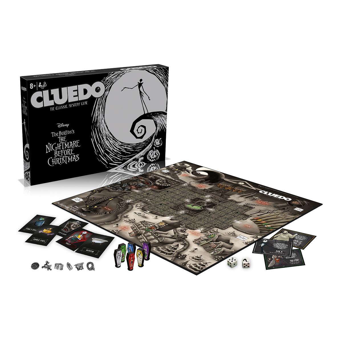 Nightmare Before Christmas Cluedo Mystery Board Game - Trò Chơi Giải Đố Kinh Điển Winning Moves - Hình ảnh chi tiết 2