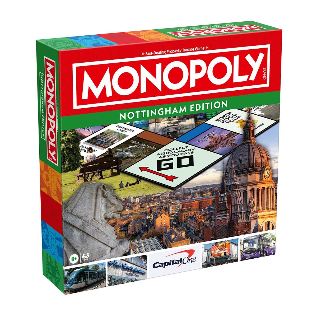 Nottingham Monopoly Board Game - Trò chơi Cờ tỷ phú phiên bản Nottingham - Winning Moves - Hình ảnh sản phẩm
