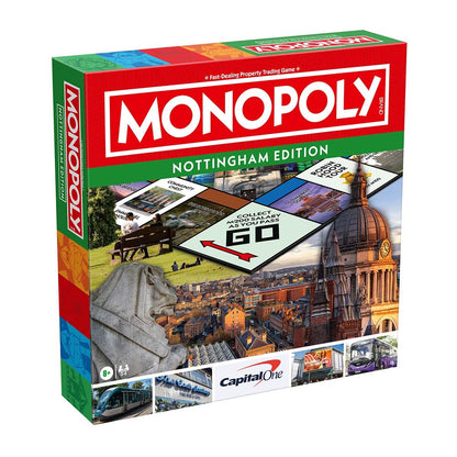 Nottingham Monopoly Board Game - Trò chơi Cờ tỷ phú phiên bản Nottingham - Winning Moves - Hình ảnh sản phẩm