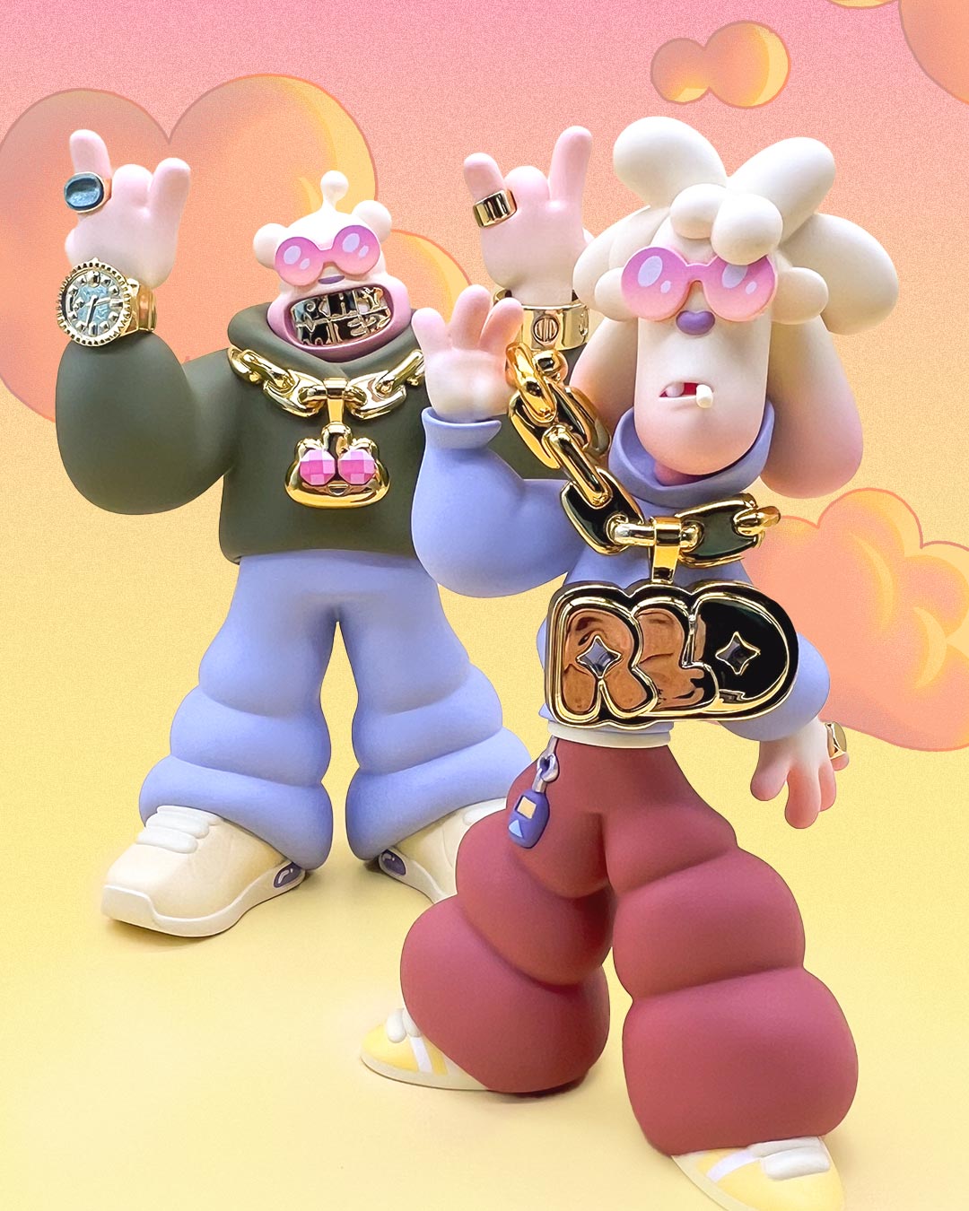GHOST KIDZ BY RHYMEZLIKEDIMEZ TWILIGHT EDITION - Mô hình Figure Limited - Super Plastic - Hình ảnh sản phẩm