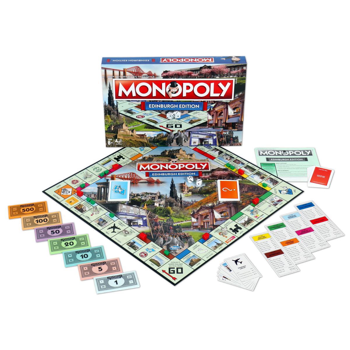 Edinburgh Monopoly Board Game - Cờ Tỷ Phú Phiên Bản Thành Phố Edinburgh - Winning Moves - Hình ảnh chi tiết 2