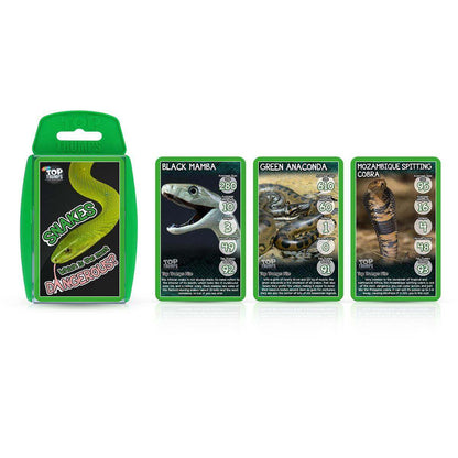 Snakes Top Trumps Card Game Trò chơi thẻ bài giáo dục loài rắn Winning Moves UK - Hình ảnh bổ sung 5