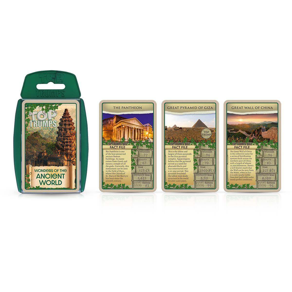 Wonders of the Ancient World Top Trumps Card Game - Trò chơi thẻ bài giáo dục - Winning Moves - Hình ảnh bổ sung 5
